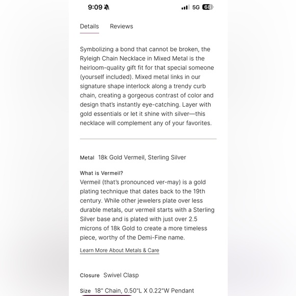 Kendra Scott necklace - Picture 9 of 9